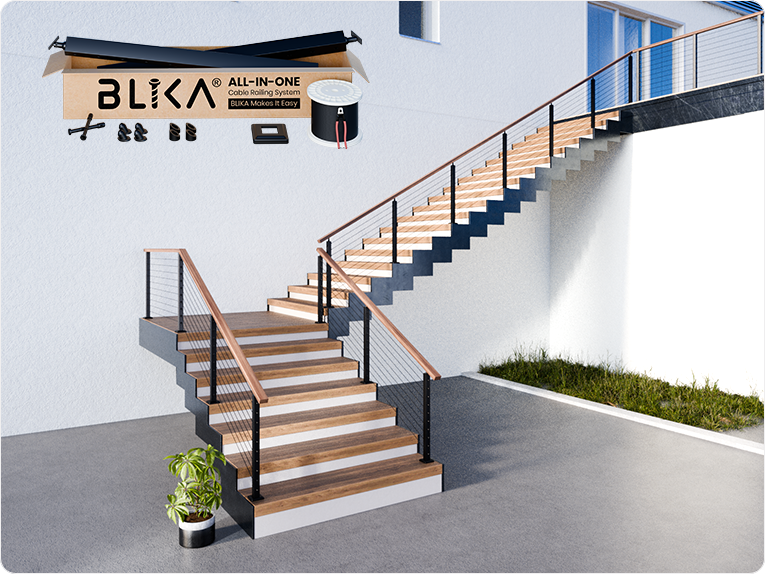 No-Handrail Cable Railing Kit