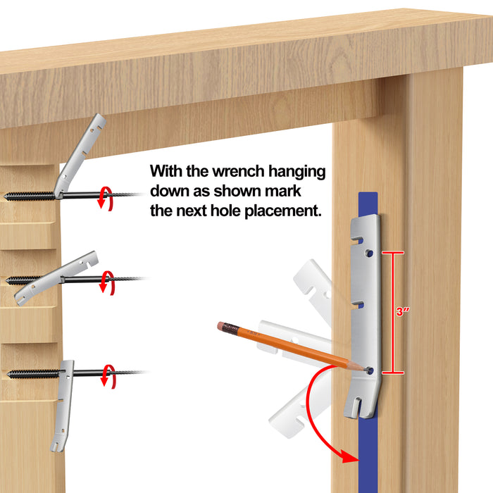 BLIKA Black Swage Lag Screws for 1/8" Cable Railing