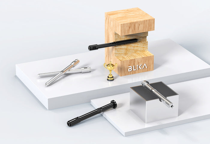 🏅 BLIKA Patented - Swageless Terminals for Wood Posts