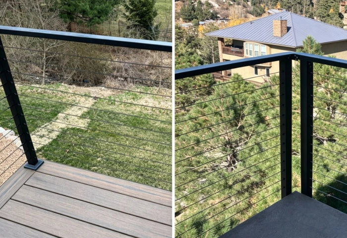 How to Install Cable Deck Railing Around Corners