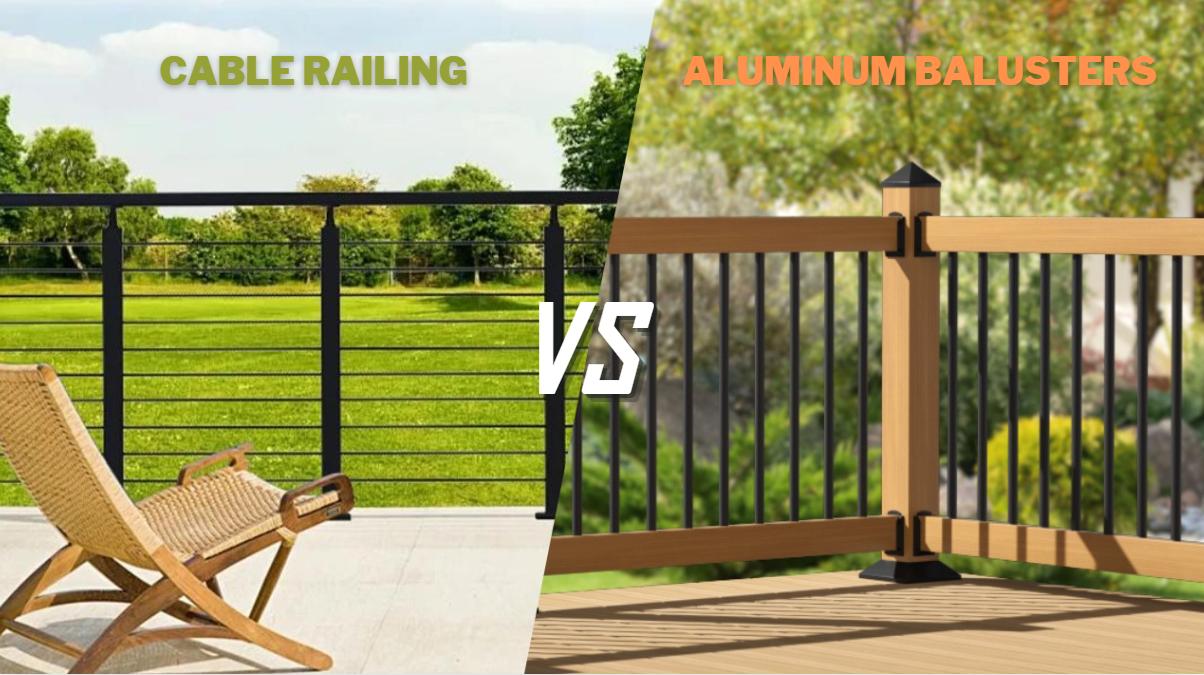 Aluminum vs Cable Railing: Which Is Bette for Your Deck?