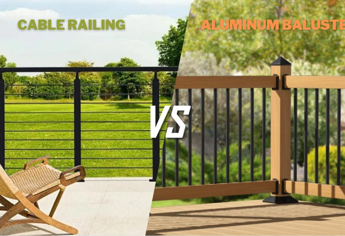 Aluminum vs Cable Railing: Which Is Bette for Your Deck?