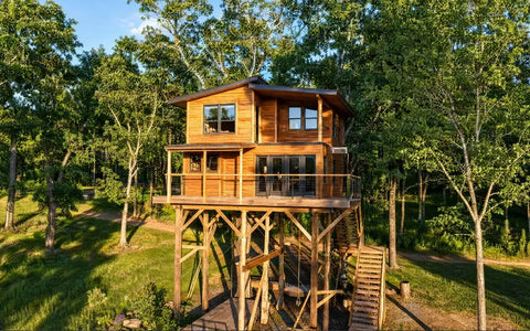 DIY Treehouse Deck Cable Railing: BLIKA x Southern Adventures