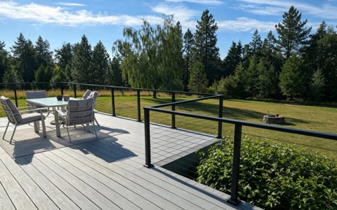 How to Install Cable Deck Railing Around Corners