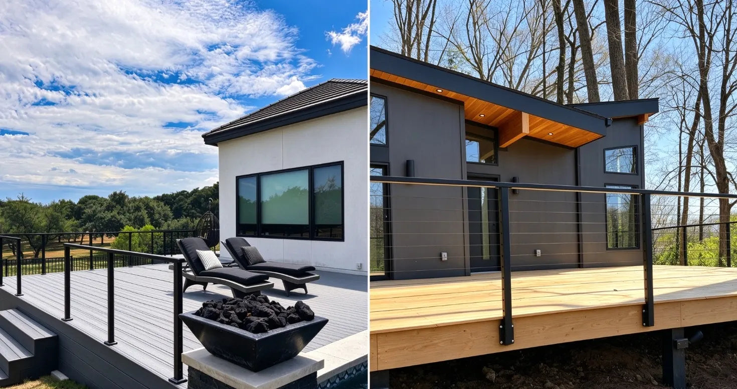 Surface Mount vs. Side Mount Cable Railing: Which Is Better for Your Deck