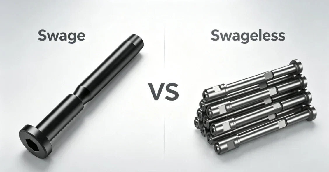 Swage vs. Swageless Cable Fittings: Which One Is Better?
