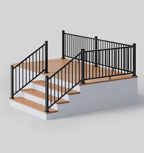 Aluminum Deck Railing Kit