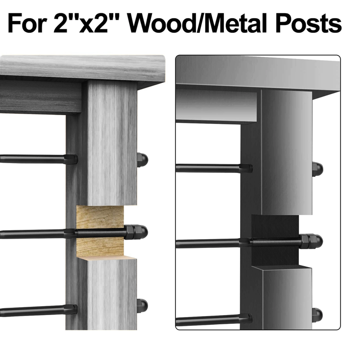 BLIKA Swage Shreaded Stud for 1/8" cable railing