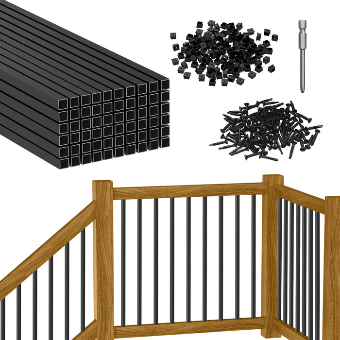 BLIKA 26" Square Aluminum Balusters