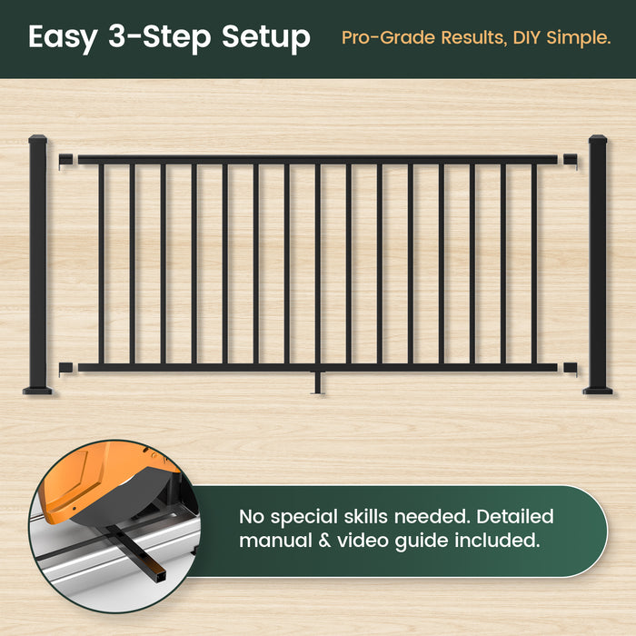 BLIKA One-Stop Custom Aluminum Deck Railing System