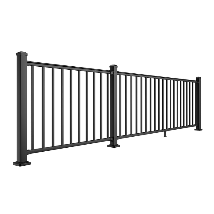 BLIKA 36" Level Aluminum Railing & 39" Post System DIY Kit（4FT-28FT）