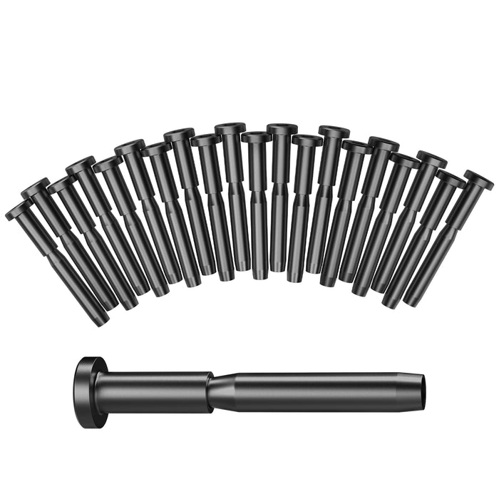 BLIKA 1/8" & 3/16" Black Invisible Swage Kit For Metal&Wood Post