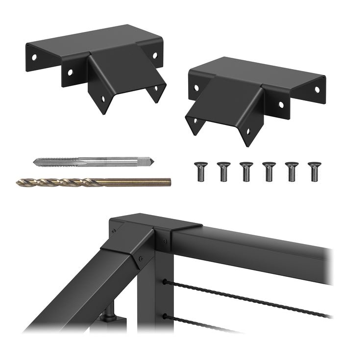 BLIKA 35° Stair Corner Connector for Handrail Cover Plate