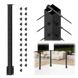 BLIKA 36" Level Drilled Side Mount Inner Corner Post