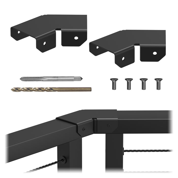 BLIKA 45° Corner Connector for Handrail Cover Plate