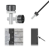 BLIKA Patented 1/8" & 3/16" Black Anchor Terminal T316 For Corner Posts