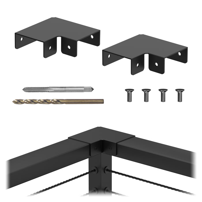 BLIKA 90° Corner Connector for Handrail Cover Plate