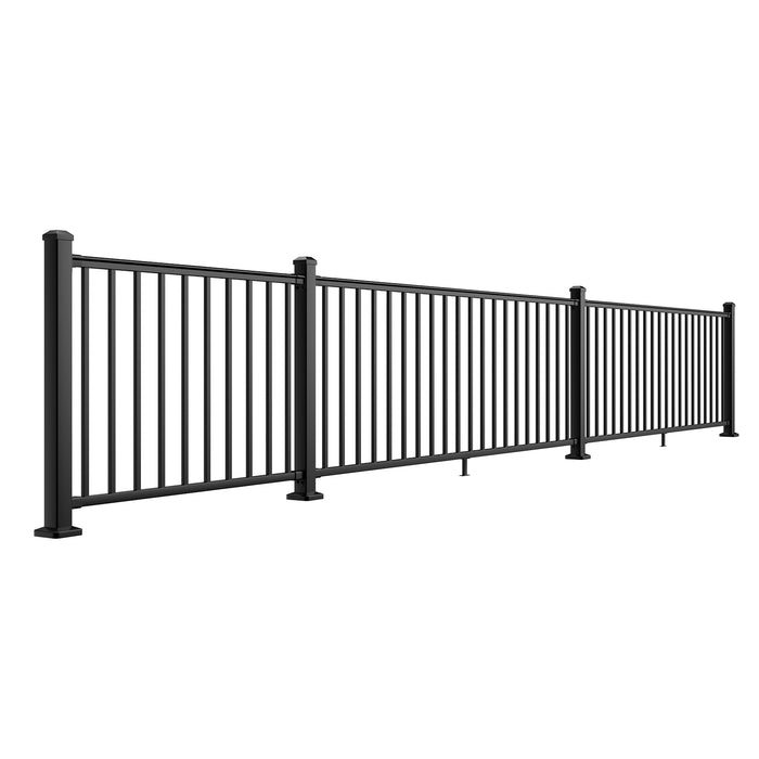 BLIKA 36" Level Aluminum Railing & 39" Post System DIY Kit（4FT-28FT）