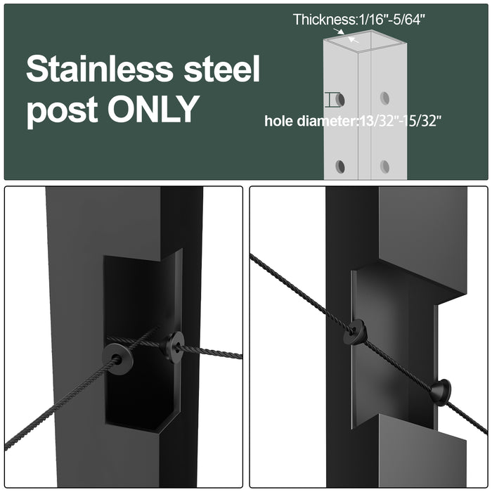BLIKA Cable Railing Rubber Grommet