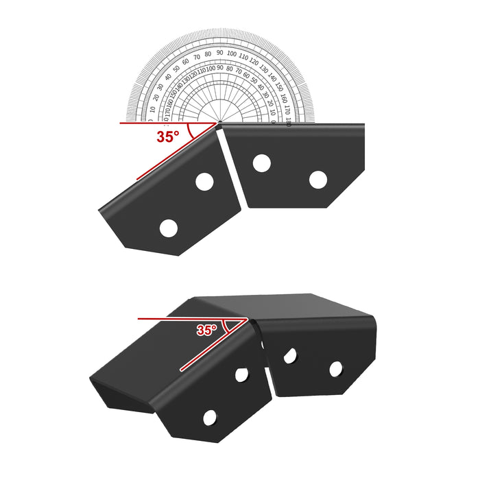 BLIKA 35° Transition Connector for Handrail Cover Plate