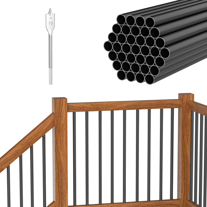 Blika 36"X3/4" Round Aluminum Balusters