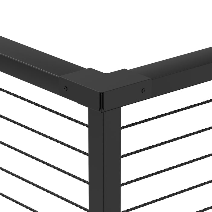 BLIKA 90° Corner Connector for Handrail Cover Plate