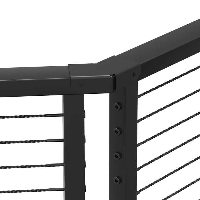 BLIKA 45° Corner Connector for Handrail Cover Plate