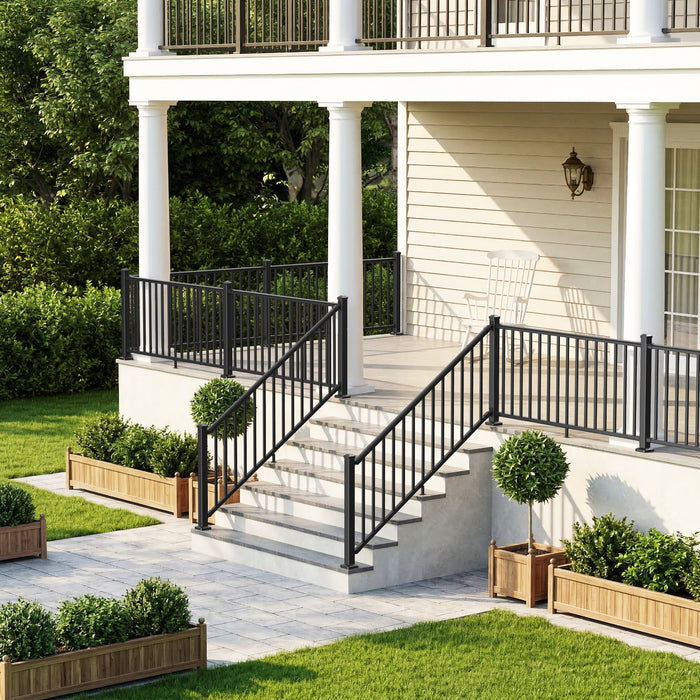 BLIKA 4FT/6FT/8FT Aluminum Stair Railing Panel