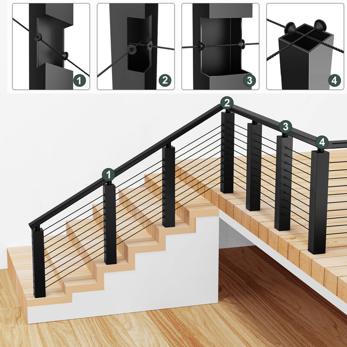 BLIKA Cable Railing Rubber Grommet