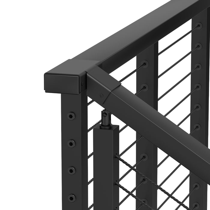 BLIKA 35° Stair Corner Connector for Handrail Cover Plate
