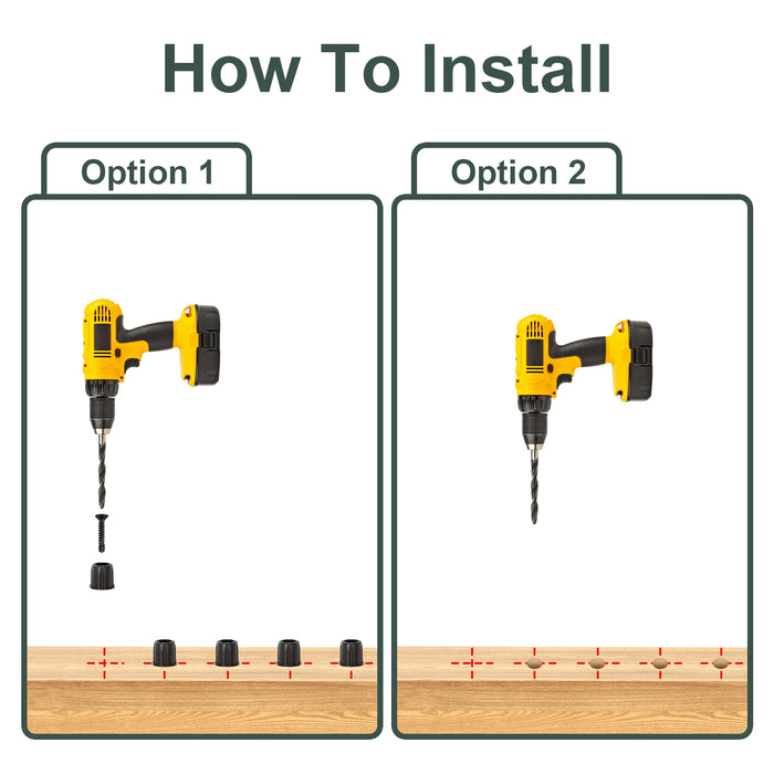 BLIKA Black 3/4" Level Baluster Connectors