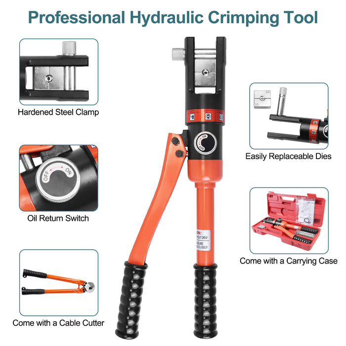 BLIKA Hydraulic Crimping Tool and Cable Cutter-Upgraded