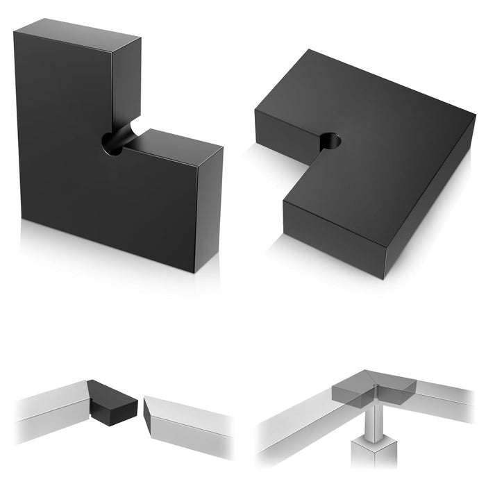 BLIKA Black Handrail Connector