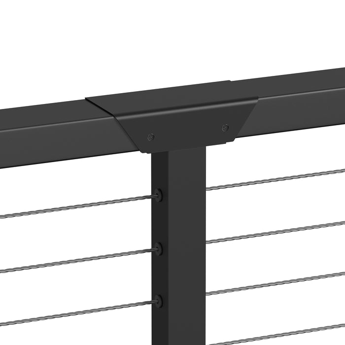 BLIKA Horizontal Connector for Handrail Cover Plate