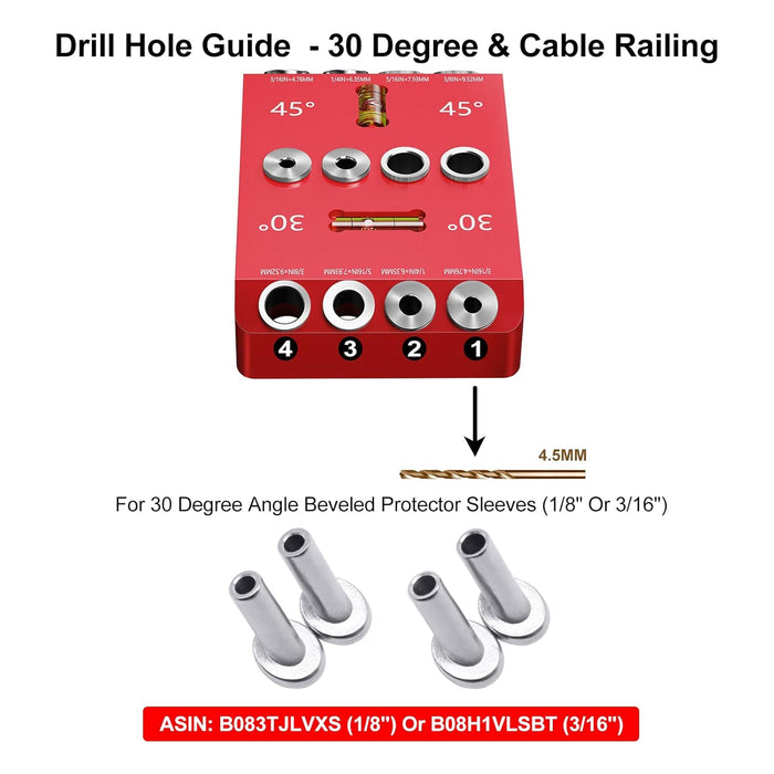 BLIKA Upgraded Multi-Angle Drill Guide Jig