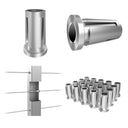 BLIKA Upgraded 20 Pack Stainless Steel Protector Sleeves