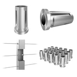 BLIKA Upgraded 20 Pack Stainless Steel Protector Sleeves