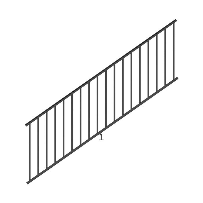 BLIKA 4FT/6FT/8FT Aluminum Stair Railing Panel