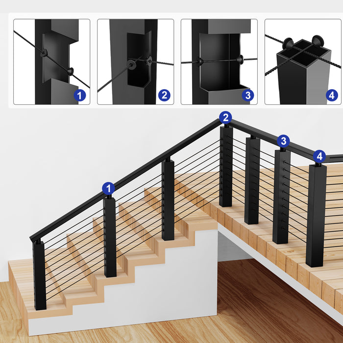 BLIKA Cable Railing Rubber Grommet