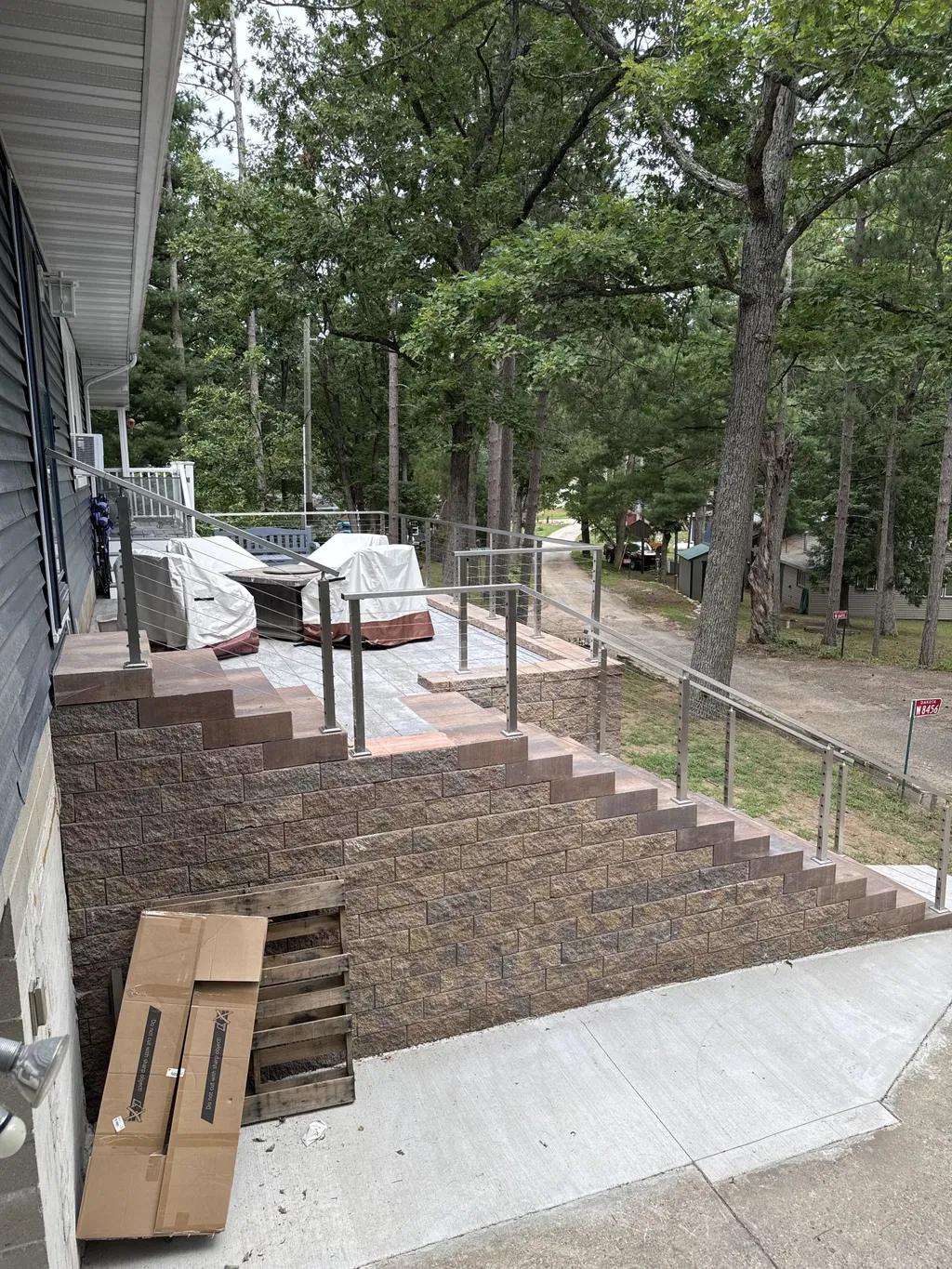 Brushed Stainless Cable Railing