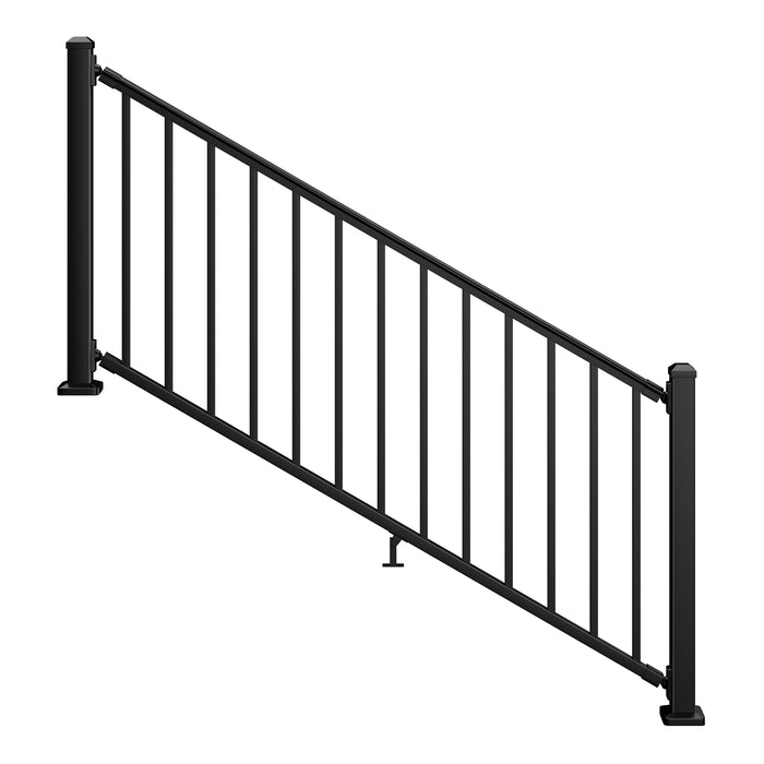 BLIKA 36" Stair Aluminum Railing & 39" Post System DIY Kit（4FT-20FT）