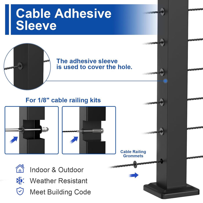 BLIKA Cable Railing Adhesive Sleeves