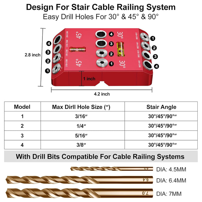 BLIKA Upgraded Multi-Angle Drill Guide Jig