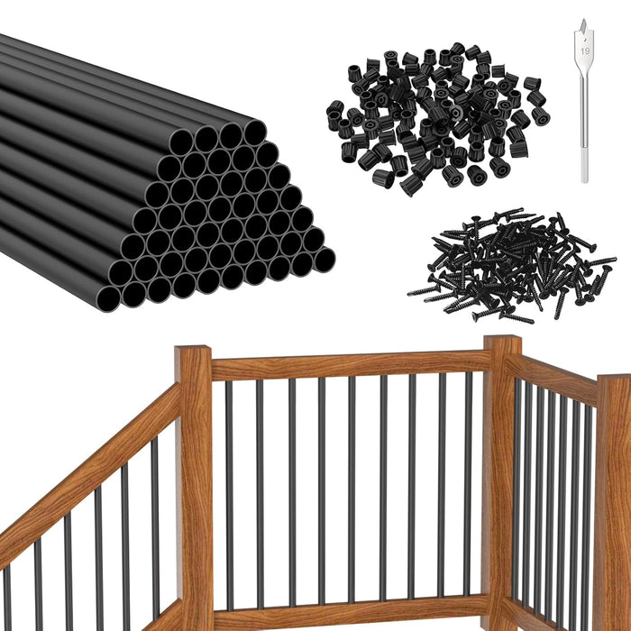 BLIKA 32" Round Aluminum Balusters