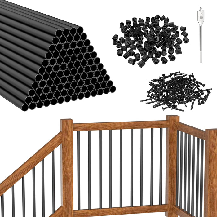 BLIKA 32" Round Aluminum Balusters