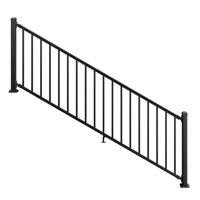 BLIKA 36" Stair Aluminum Railing & 39" Post System DIY Kit（4FT-20FT）
