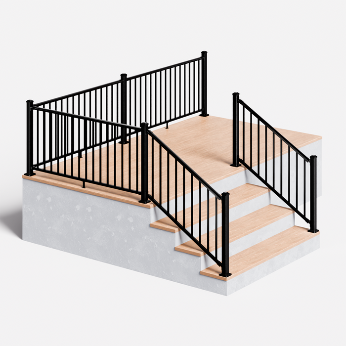 BLIKA One-Stop Custom Aluminum Deck Railing System