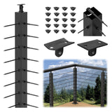 BLIKA 36" Cable Railing Corner Post