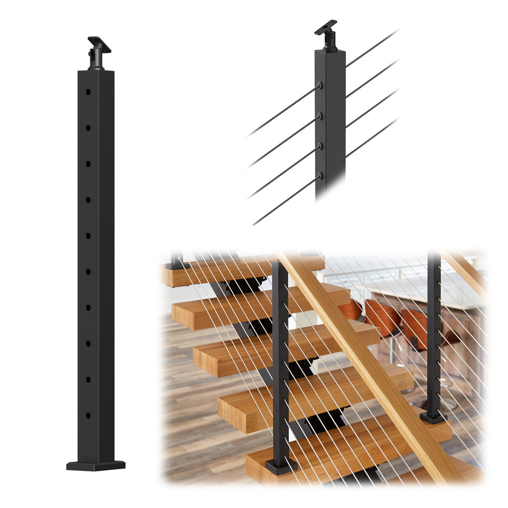 Blika Official Store | Metal Cable Railing Posts