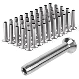 BLIKA 1/8" & 3/16" Stemball Swage Ends T316 for Metal/Wood Post